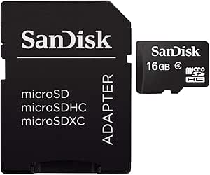 SanDisk SDSDQB-016G-B35 16GB MicroSDHC Card Adapter