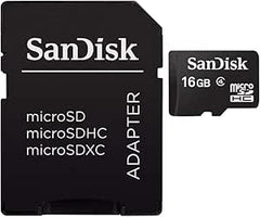 SanDisk SDSDQB-016G-B35 16GB MicroSDHC Card Adapter