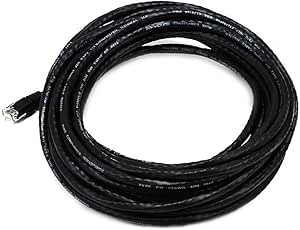 Monoprice 104993 30FT Cat5e Ethernet Cable Black — main product image
