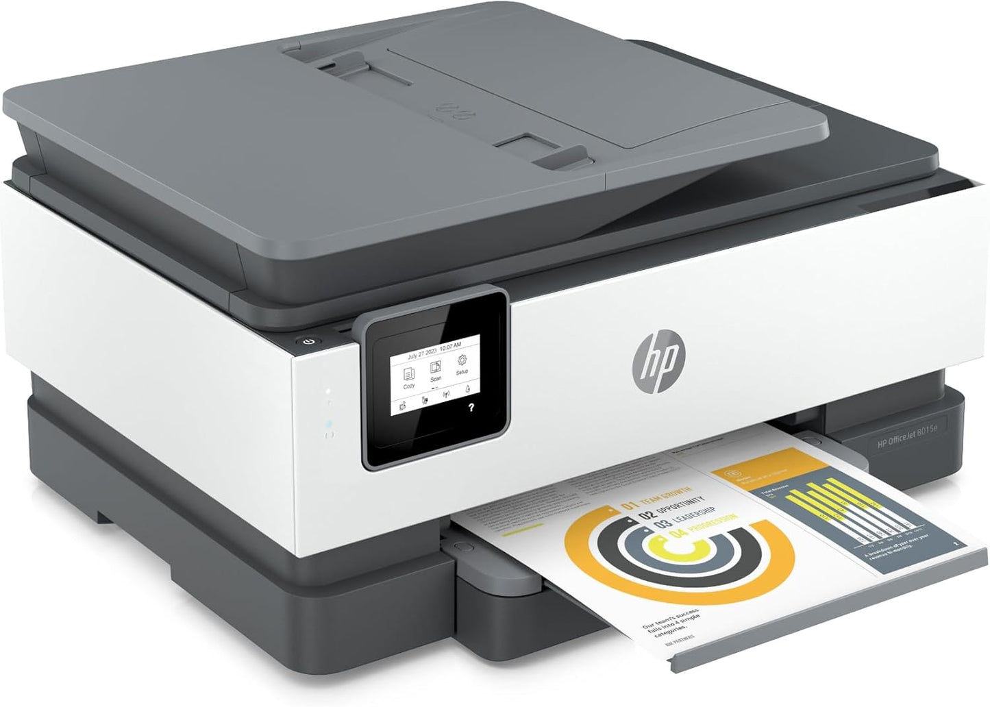 HP OfficeJet 8015e Wireless Color Printer - Instant Ink