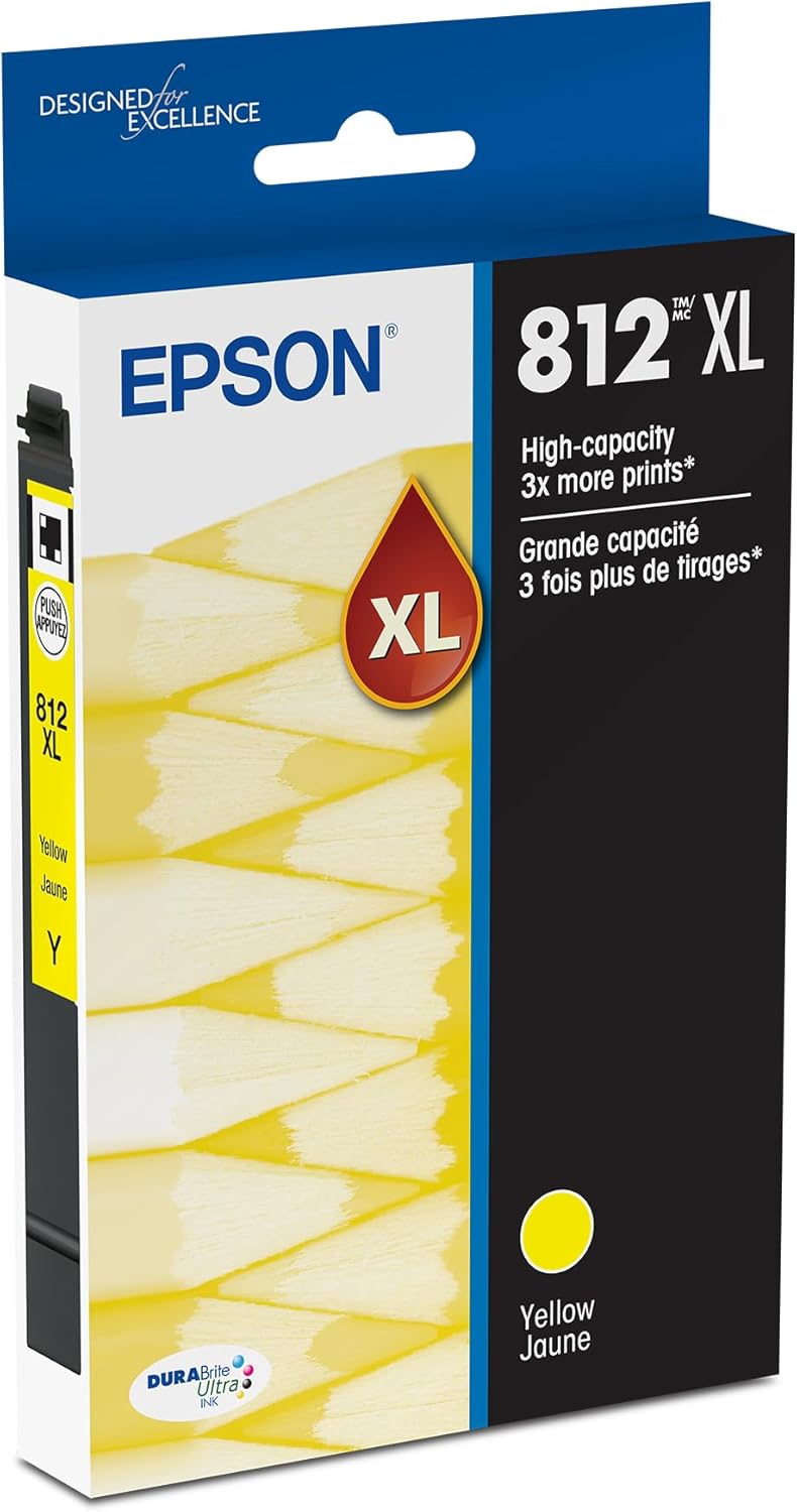 Epson T812XL420-S Yellow Ink Cartridge High Capacity — main product image
