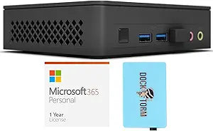 Intel BNUC11ATKC40001 Mini PC, 16GB, 2TB SSD, Win 10 Pro + MS 365