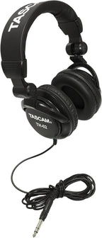 Tascam TH02 Studio Monitor Headphones Recording/Podcast