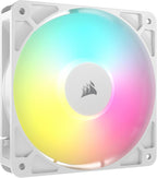 Corsair RS120 ARGB 120mm PWM White Fan Single