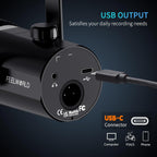 FEELWORLD PM1 XLR USB Dynamic Podcast Microphone