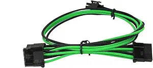 EVGA 100-G2-06KG-B9 Black/Green Sleeved Power Supply Cable Set — main product image