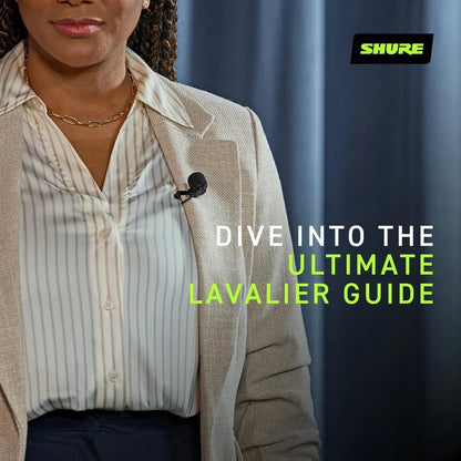 Shure WL184MB/S-TQG Lavalier Supercardioid Condenser Microphone