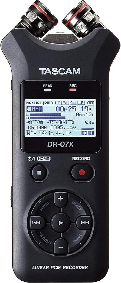 Tascam DR-07X Handheld Digital Audio Recorder