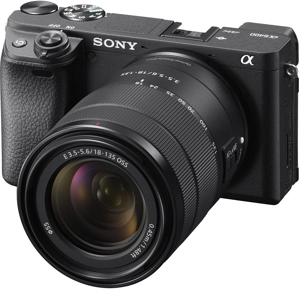 Sony a6400 18-135mm Renewed Mirrorless Camera Bundle