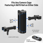 Neewer CA017H NATO Side Handle Grip Aluminum Camera Handgrip