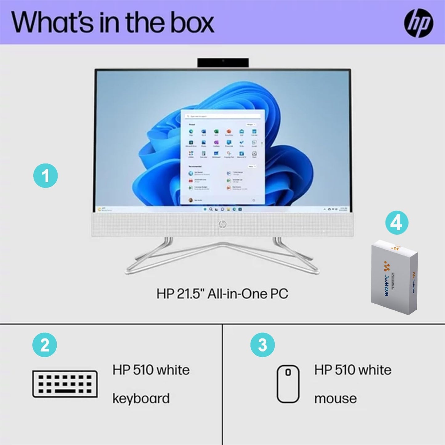 HP HP All-in-One 22" Desktop • 16GB RAM • 1TB Storage