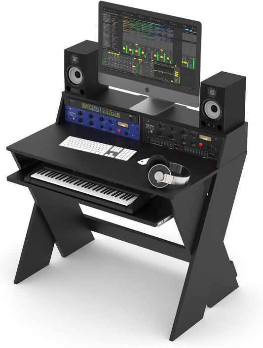 Glorious AMS-SOUND-DESK-COM-BLK Sound Desk Compact Studio Workstation - Black