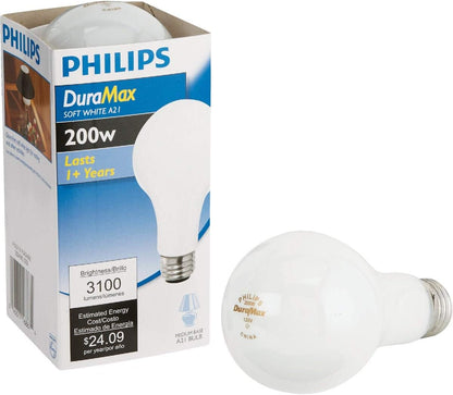 GE 44534 200-Watt Soft White A21 Bulb
