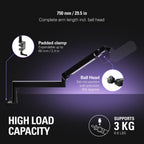 Elgato 20AAT9901 Wave Mic Arm Pro Low Profile