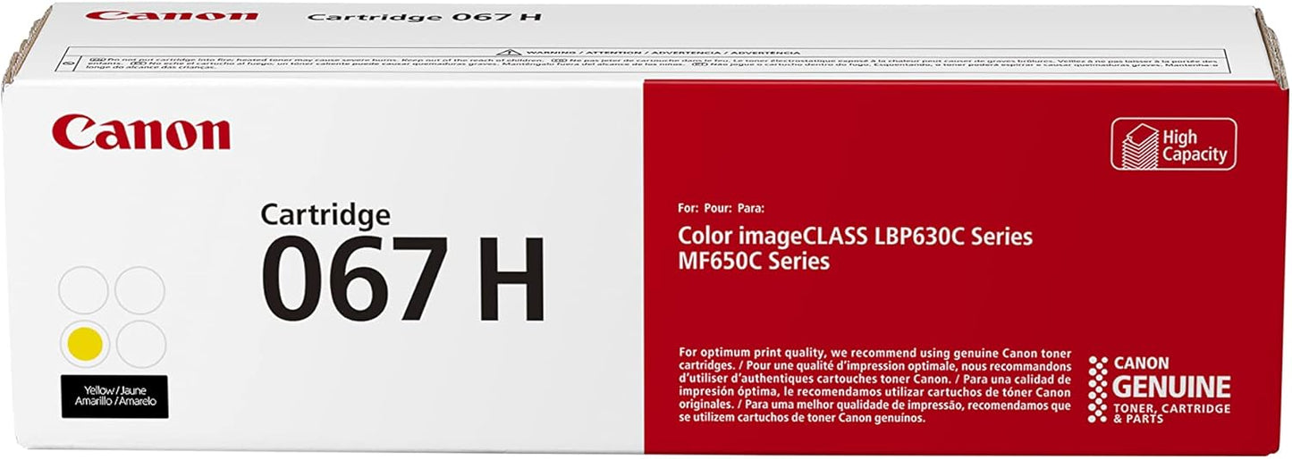 Canon 5103C001 067 High Capacity Yellow Toner Cartridge