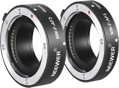 Neewer 10097596 Macro Extension Tube Set for Fujifilm X-Mount