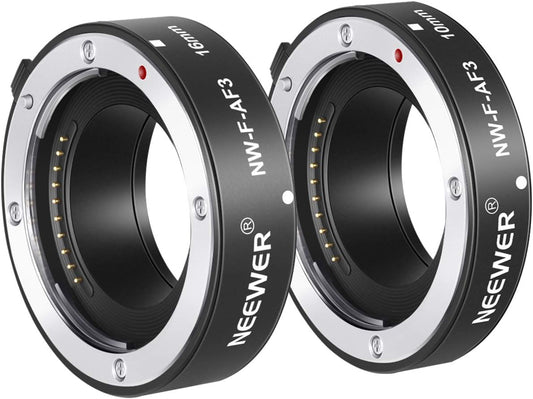 Neewer 10097596 Macro Extension Tube Set for Fujifilm X-Mount