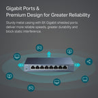 TP-Link TL-SG108 8-Port Gigabit Ethernet Network Switch