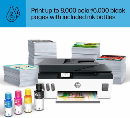 HP 7XV38A Smart Tank Plus 651 Wireless Printer