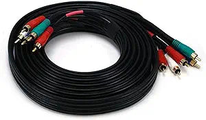 Monoprice 100321 22AWG Component Video/Audio Cable 12ft — main product image
