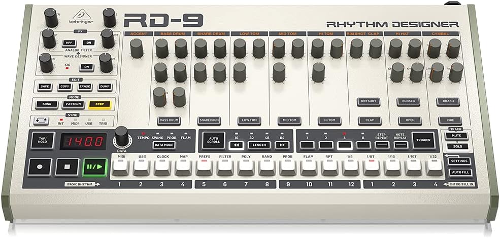 Behringer RD-9 Rhythm Designer Analog Drum Machine
