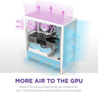 NZXT CC-H52FW-R1 H5 Flow RGB Compact ATX Gaming Case