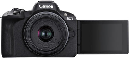 Canon EOS R50 Mirrorless Camera 18-45mm Lens Bundle