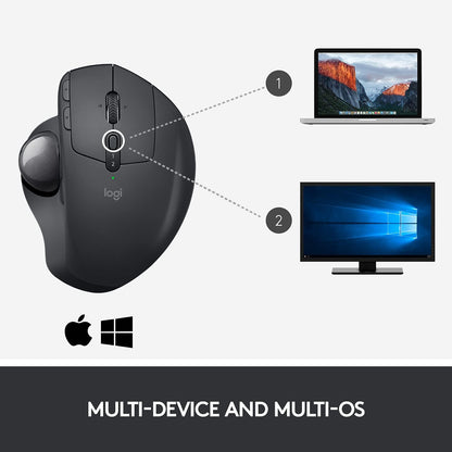 Logitech 910-005177 MX Ergo Wireless Trackball Mouse