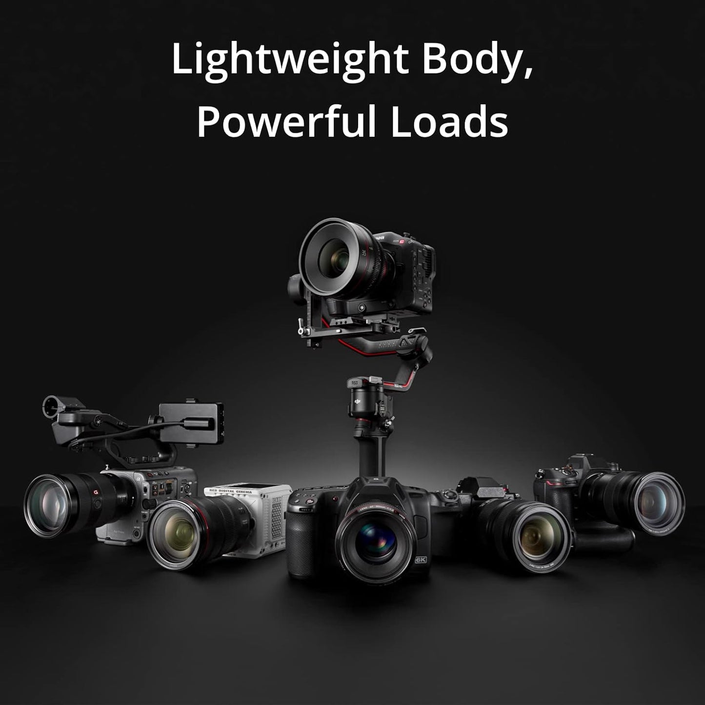 DJI RS 3 Pro 3-Axis Gimbal Stabilizer DSLR Cinema