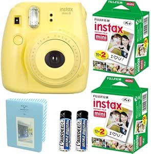 Fujifilm NSTAX MIN PINK 5X Kit Instax Mini 8 Camera Bundle
