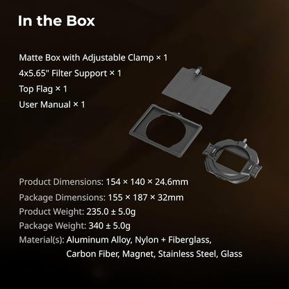 SmallRig 4409 Matte Box 67-82mm Adjustable Clamp