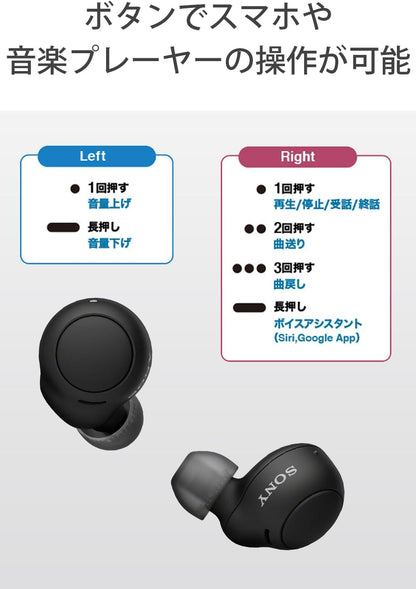Sony WF-C500 BZ Truly Wireless Earbuds Black