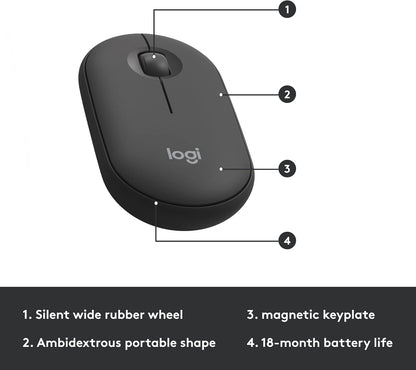 Logitech 920-009437 MK470 Slim Wireless Keyboard Mouse Combo
