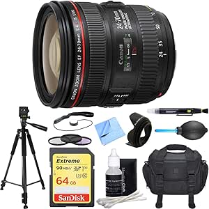 Canon E20CNEF2470USM EF 24-70mm Zoom Lens Bundle
