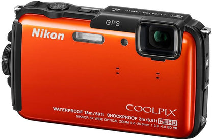 Nikon COOLPIX AW110 Orange Waterproof Camera