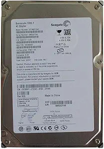 Seagate ST340212AS Barracuda 40GB SATA Hard Drive
