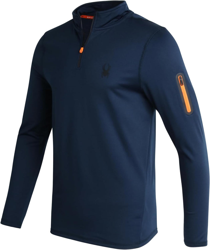 Spyder Active Men's Quarter Zip Pullover Shirt — main product image
