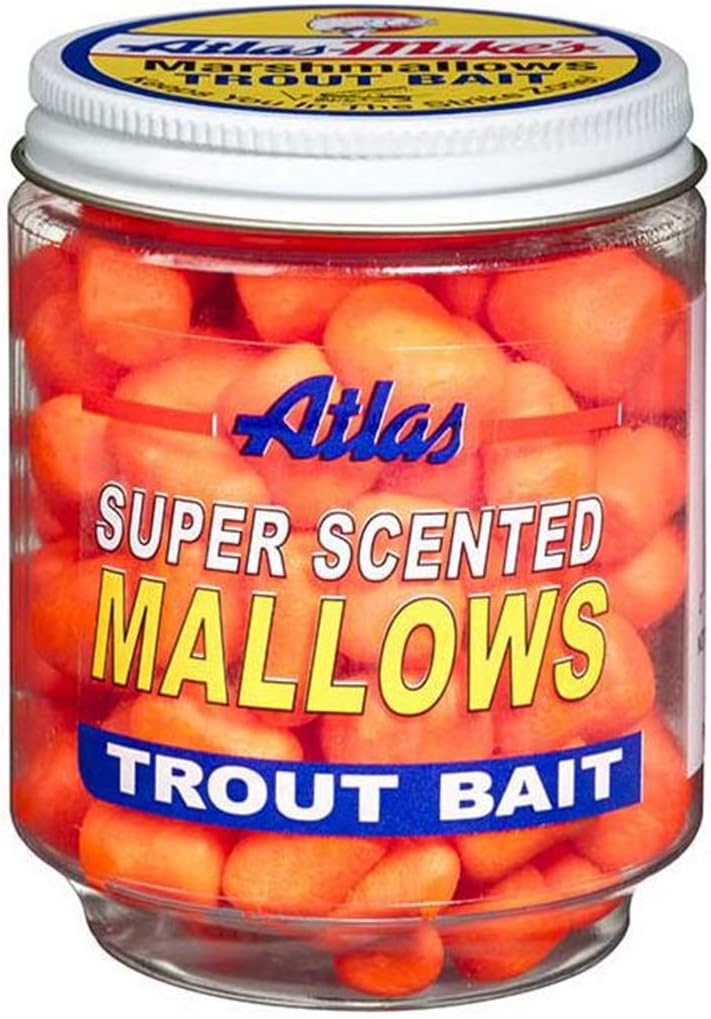 Atlas Super Scented Mallows Garlic Marshmallow Fishing Bait — main product image