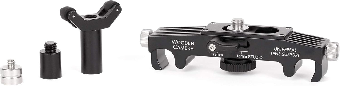 Wooden Camera Universal Lens Support 19mm/15mm Studio Rods