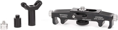 Wooden Camera Universal Lens Support 19mm/15mm Studio Rods