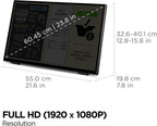 ViewSonic TD2465 24 Inch Touch Screen Monitor Ergonomic