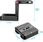 Neewer 10093848 Folding Z Flex Tilt Head with Quick Shoe