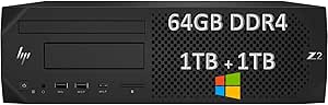 HP Z2 G4 SFF i5 Desktop 64GB 1TB SSD Win10 Pro