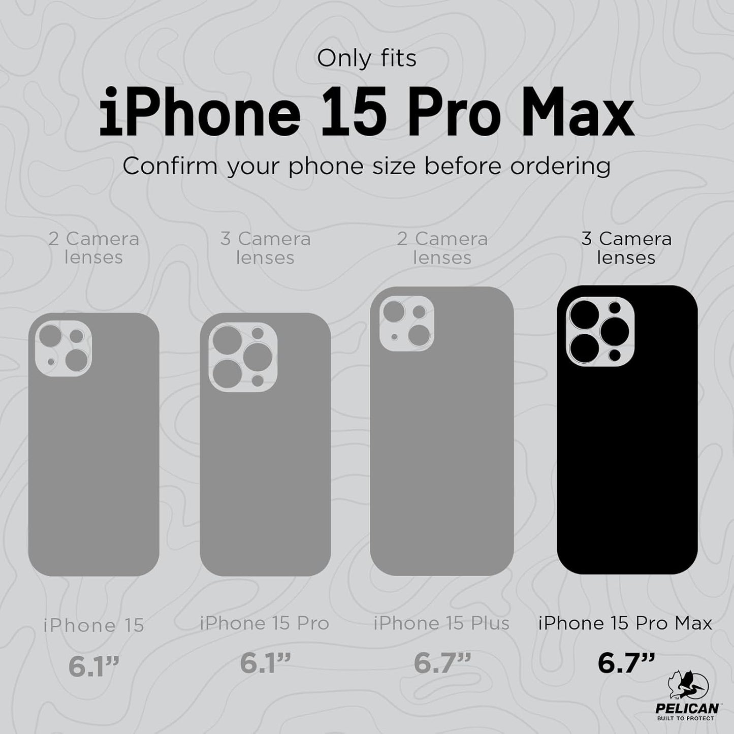 Pelican PP051694 iPhone 15 Pro Max Shield Case