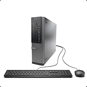 Dell Optiplex 9010 Desktop PC i5-3570, 4GB, 1TB, WiFi, Win10 Pro (Renewed)
