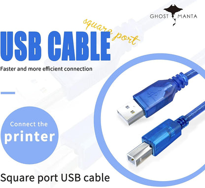 Epson ET-3850 EcoTank Wireless All-in-One Printer USB Cable