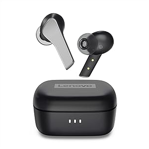 Lenovo ZA9A0014WW Smart Wireless Noise-Canceling Earbuds