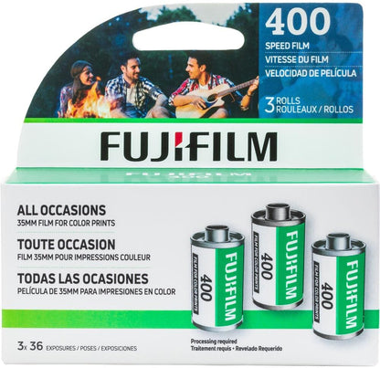 Fujifilm Superia X-TRA 400 35mm Color Film 3-Pack