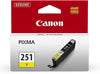 Canon 6516B001 CLI-251 Yellow Ink Cartridge