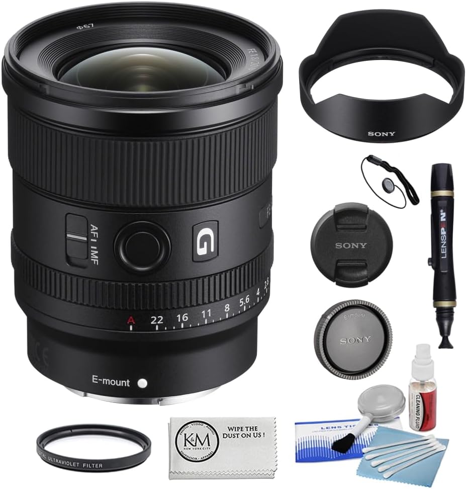 Sony FE 20mm f/1.8 G Wide Angle Lens Kit